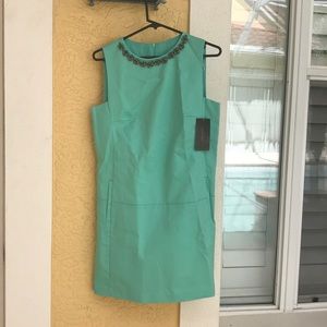 Zara turquoise green dress. Sleeveless